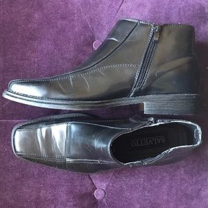 Dress Shoes Sz 10 Leather Chelsea Boot "Salvetto"